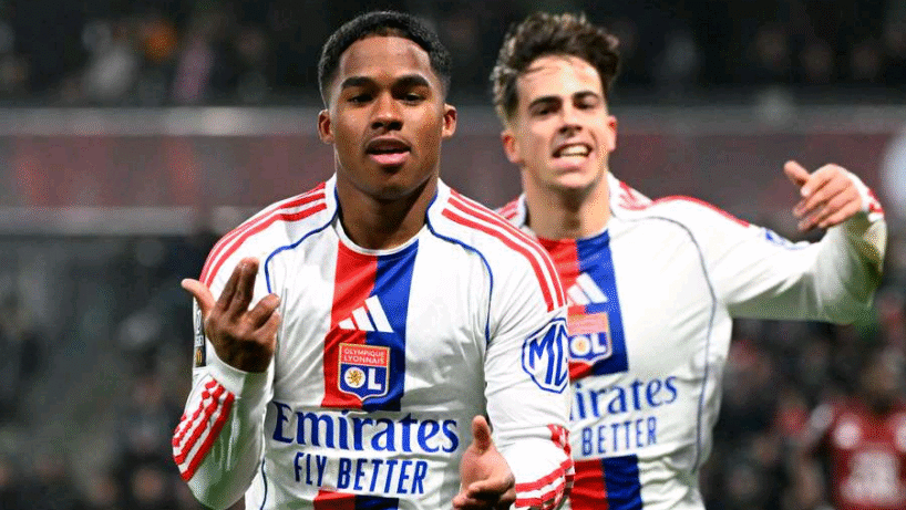 Endrick brille avec l'OL